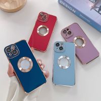 Suitable For Luxury Plating Phone Case iPhone 12 Pro Max 11 12mini 12Pro 11Pro Silicone Soft Bumper Back Cover With lens protective film