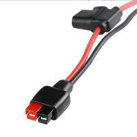 30A สำหรับ Anderson ปลั๊กสายไฟขนาดกลางใบมีดฟิวส์ผู้ถือ Power Harness 14AWG-30cm Fusibles Para Automovil แบบพกพาเครื่องปั่นเครื่องมือ