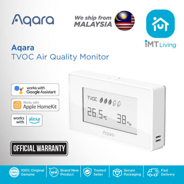 Aqara TVOC Air Quality Monitor - AAQS-S01 | Zigbee 3.0 Protocol | Air ...