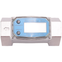 1.5 Inch Digital Turbine Flow Meter LCD Display Fuel Water Flow Meter, Flowmeter for Gasoline Water