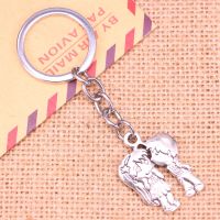 20pcs New Fashion Keychain 31x23 Mm Sweethearts Kissing Pendants Men Jewelry Car Chain Souvenir