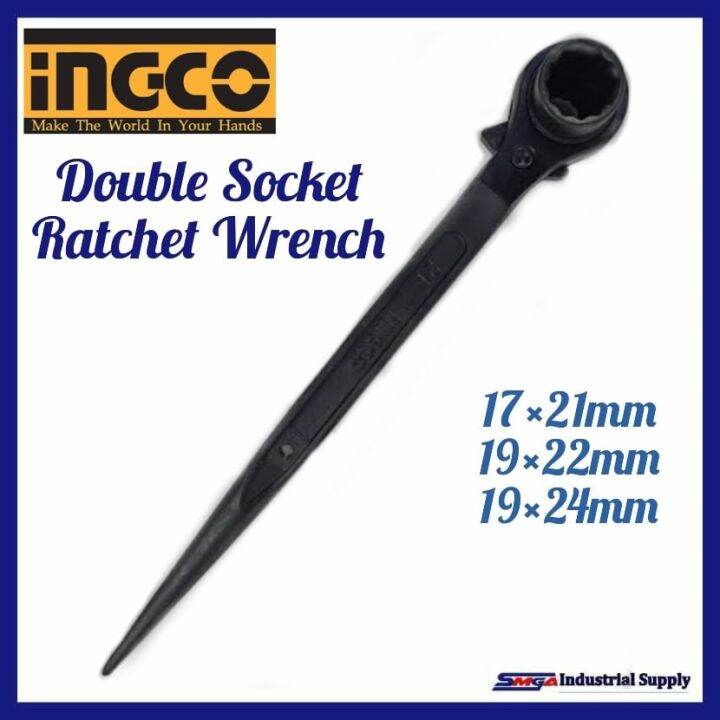 Ingco Double Socket Ratchet Wrench Lazada PH