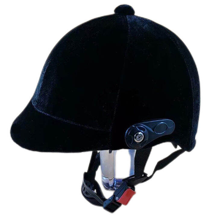 Equestrian Helmet Knight Horse Helmet Men's and Women's Suede Electric