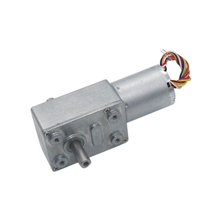 Dual Shaft Metal Worm Gearbox Brushless Motor PWM Speed Control Hall ...