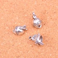 67Pcs Antique Silver Plated soldier helmet Charms Diy Handmade Jewelry Findings Accessories 18*13*10mm