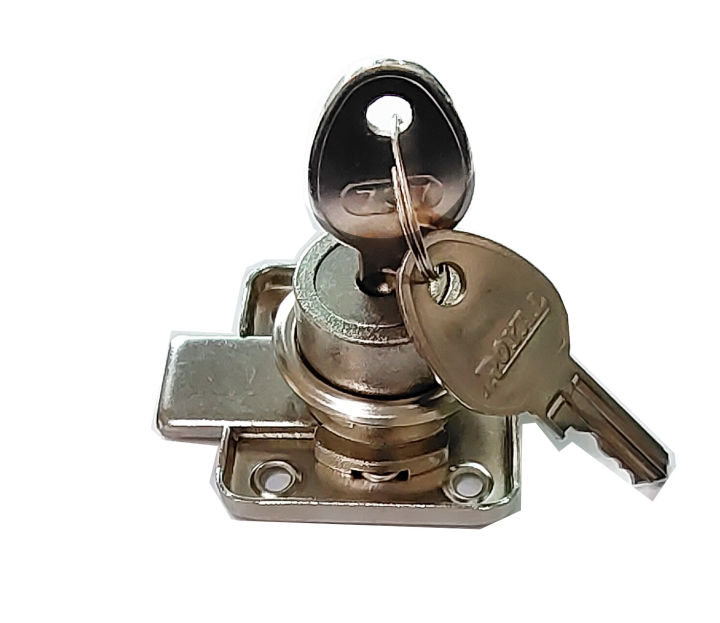 กุญแจลิ้นชัก-กุญแจล็อคตู้-ที่ล็อคลิ้นชัก-กุญแจตู้-กุญแจตู้เสื้อผ้า-กุญแจล็อตตู้-สีเงิน