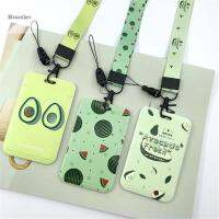 DINASHER เคสบัตรป้ายรูปสตรอเบอร์รี่มีสายคล้องคอสำหรับสายคล้องคอห้อยตราและที่ใส่บัตรประชาชนสำหรับนักเรียนหญิงและชายที่เก็บนามบัตร