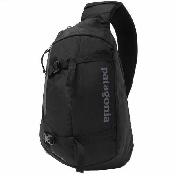 patagonia-8l-หลุมดำกระเป๋าคาดหน้าอกกลางแจ้งอ๊อกซ์ฟอร์ดผ้ากันน้ำแมสเซนเจอร์กระเป๋าคาดหน้าอกกระเป๋าหน้าอกไหล่เดียวที่มีการกระเป๋าสำหรับปั่นจักรยานสีสุดฮิตในระดับสากล