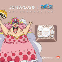 ZOMO คีย์บอร์ดอะลูมินัมอัลลอยส่วนตัวลายอนิเมะ BigMom Four Emors ปุ่มกดคีย์บอร์ดเครื่องกลสำหรับ Cherry /Razer และอื่นๆ