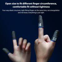 【jw】☞✜☬  2pcs Sleeve Breathable Fingertips Games Cots Cover Sensitive Non-slip