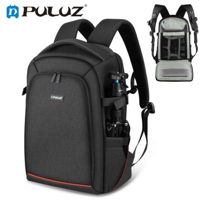 PULUZ กระเป๋าเป้สะพายหลังขาตั้ง PTZ กลางแจ้ง DLSR กระเป๋ากล้องพกพา &amp; ที่บังฝนสำหรับกล้องดิจิตอล/DJI Ronin-Sc/ronin-S 15.6ในแล็ปท็อป