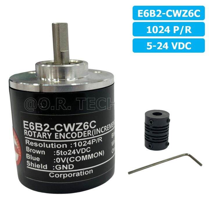 1ชิ้น-e6b2-cwz6c-1024p-r-5-24vdc-โรตารี่เอ็นโค้ดเดอร์-rotary-encoder-incremental