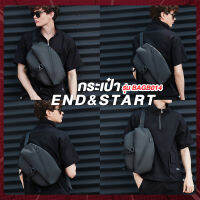 BAGB014 กระเป๋า END&amp;START กระเป๋าทรงแมสเซนเจอร์ massagerbag กระเป๋าสะพายข้าง กระเป๋าpuกันน้ำ กระเป๋าใส่ipad