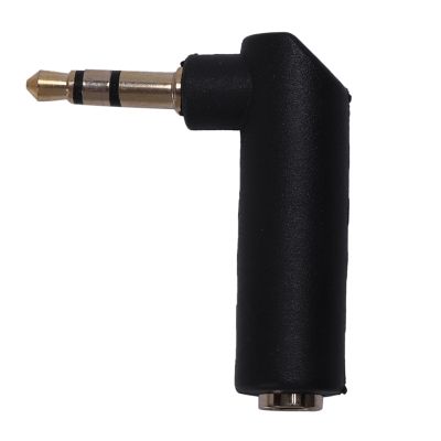 3.5mm male to female Angle Stereo Plug Adapter Converter "L" Shaped Straight Angle