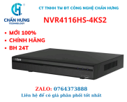 Đầu ghi hình camera IP 16 kênh DAHUA NVR4116HS-4KS2- hàng chính hãng