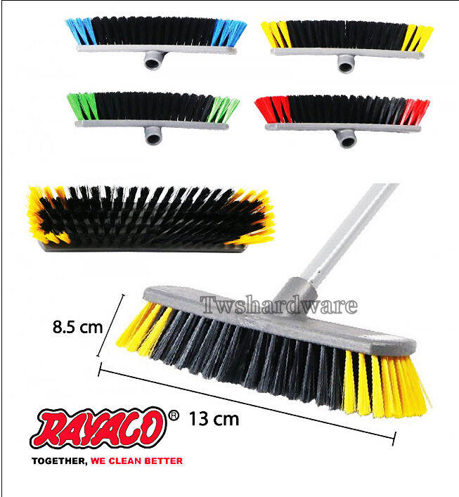 ORIGINAL RAYACO HEAVY DUTY 12” PUSH BROOM HARD (HB12H)/SOFT(HB12S)Hard