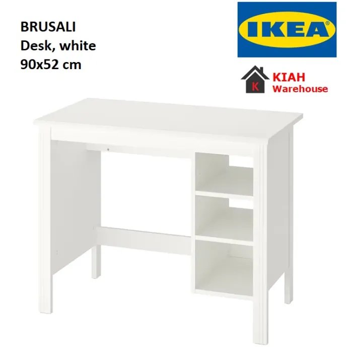 IKEA BRUSALI Desk 90x52 cm Meja Kerja Meja Belajar Ikea Lazada