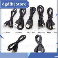 Dgdfhj Shop USB type A Male to DC 5.5 2.1 2.5 2.0 3.5x1.35 4.0x1.7 mm male mini 5pin power supply Plug Jack extend charging cable connector