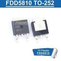 10pcs FDD5810 TO-252 MOSFET N-channel 60V 37A DPAK