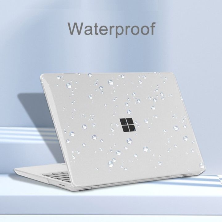 เคสแล็ปท็อปสำหรับ-microsoft-surface-laptop-go-1-2-3-4-5โลหะ-alcantara-ซองใสใสปกป้องเคสโน๊ตบุ๊ค