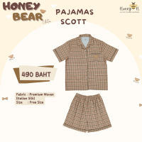 ⊱⊱HoneyH Honey Bear 22 - ชุดนอน Pajamas ลายตาราง