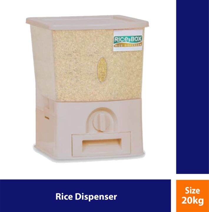 YMS 20kg Rice Box Rice Dispenser Lazada PH