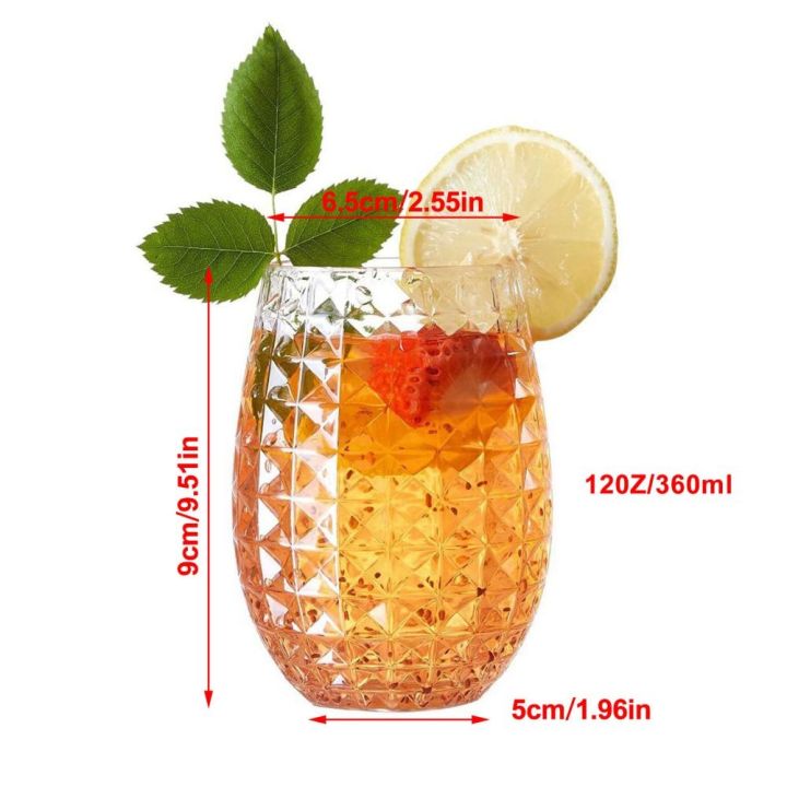 cw-2oz-360ml-wine-cup-plastic-cocktail-glass-whiskey-reusable-drinking-drink-bar