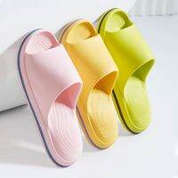 Summer Womens Slippers Home Sandal Fashionable Slides Comfortable Cushion EVA Bathroom Thick Bottom Beach Shoes Footwear