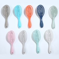 Elastic Massage Comb Tangled Hair Comb Detangling Hair Brush Hollow Out Wet Curly Hair Brushes Barber Comb Hair Styling Tools