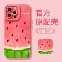 ANBV MALL เคส ไอโฟน ฤดูร้อนสดชื่นแอปเปิ้ลแตงโม 14promax เคสโทรศัพท์มือถือ iPhone13 ซิลิโคน 12/11 นุ่ม xsmax เคสรวมทุกอย่าง