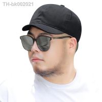 ✇▤ Short Brim Deep Top Large Cap Big Face Man Plus Size Sun Hat Male Summer Outdoors Cycling Cotton Sport Cap 54-60cm 59-65cm