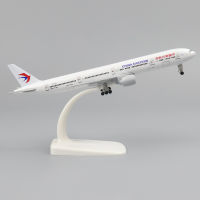 โลหะเครื่องบินรุ่น20เซนติเมตร1:400ตะวันออกสายการบิน B777จำลองวัสดุโลหะผสมที่มี L Anding Gear ของเล่นของสะสมของขวัญวันเกิด