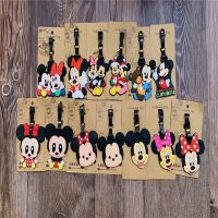 【DT】 hot  Disney Mickey Minnie 8872 Anime Luggage Tags Cartoon Suitcase Tag Travel Accessories Bag Holder Label Birthday Gift