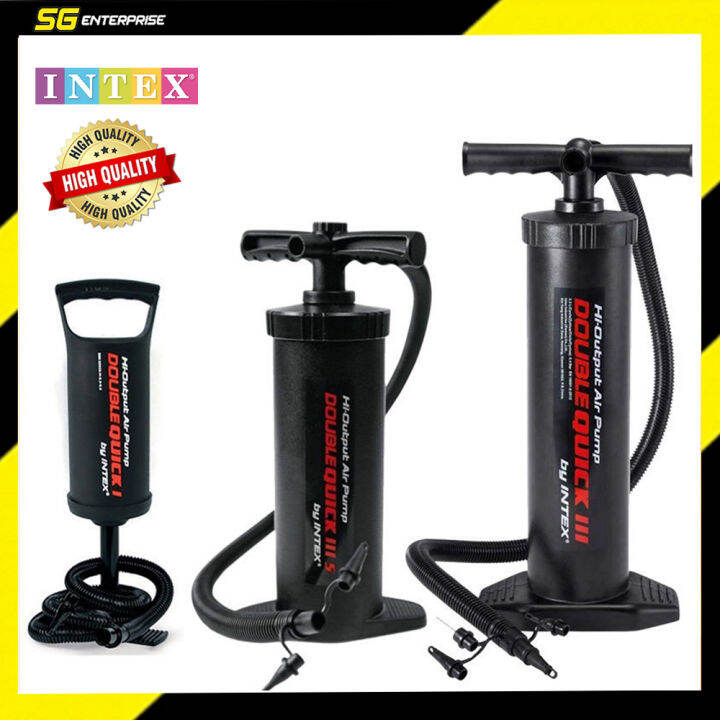 Intex Double Quick III Hand Air Pump for Inflatable Swimming Pool