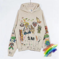 Washed Saint MICHAEL hoodie ผู้ชายผู้หญิงที่มีคุณภาพดีที่สุด2023fw unisex Kanye West เสื้อสวมหัวขนาดใหญ่คลุมด้วยผ้า