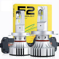 （รับประกันสองปี）ไฟ LED F2 ขั้ว H4 H7 H11 HB3 HB4 ไฟหน้า ไฟหน้ารถ 72W 12000LM 6000K หลอดไฟหน้ารถ LED ไฟสปอร์ตไลท์รถยนต์