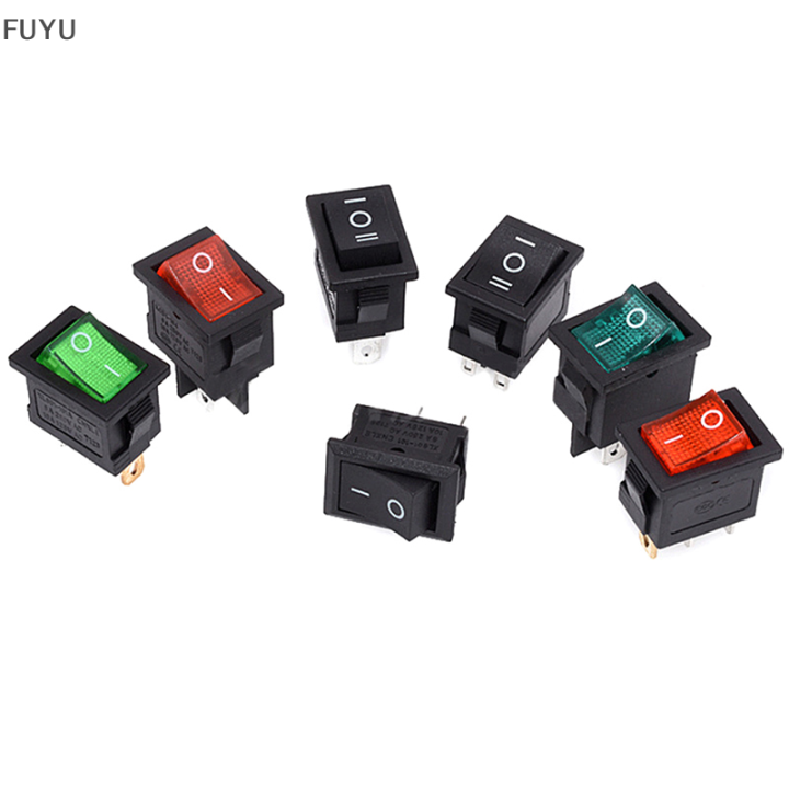 fuyu-5pcs-rocker-switch-2ตำแหน่ง3-4-pins-อุปกรณ์ไฟฟ้าพร้อม-light-switch