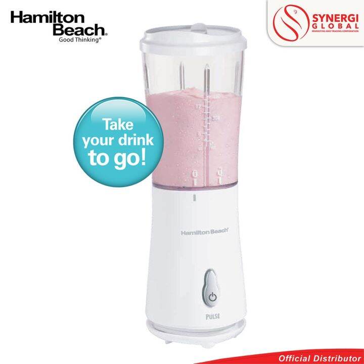 Hamilton Beach Single Serve Blender With Travel Lid White (51102 Ph