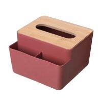 KJT กล่องทิชชู่ไม้ กล่องทิชชู่ Wood Tissue Box แบบไม้สไตล์ยุโรป SN10059