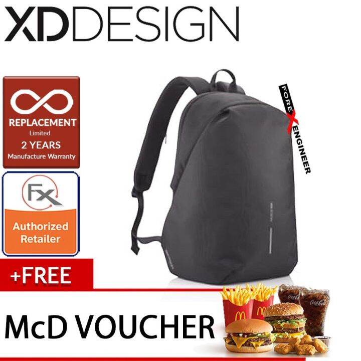 XD Design Bobby Soft AntiTheft Backpack Black Color ( Barcode
