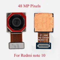 กล้องหลังด้านหลังแบบใหม่ดั้งเดิมสำหรับ Xiaomi Redmi Note 10โมดูลกล้องส่องด้านหลังหลักขนาดใหญ่อะไหล่สายเคเบิลอ่อน