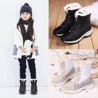 【hot sale】 ✼❅☢ C19 Size 30-36 Children Winter Warm Ankle Boots Outdoor Platform Waterproof Travel Snow Boots