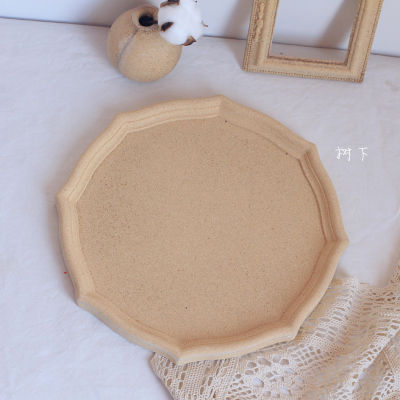 2021Ins Popular Sawdust Plate Jewelry Placemat Coaster Home Kitchen Decor Photo Props
