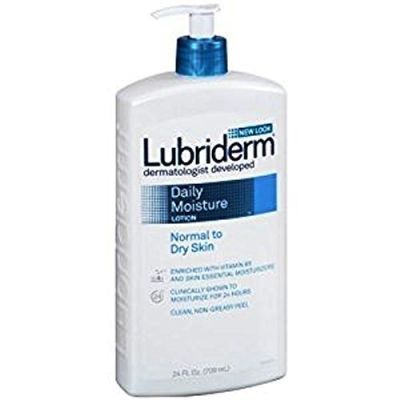 Lubriderm Daily Moisture Lotion Sensitive Fragrance Free (709 ml) โลชั่นบำรุงผิวปราศจากน้ำหอม