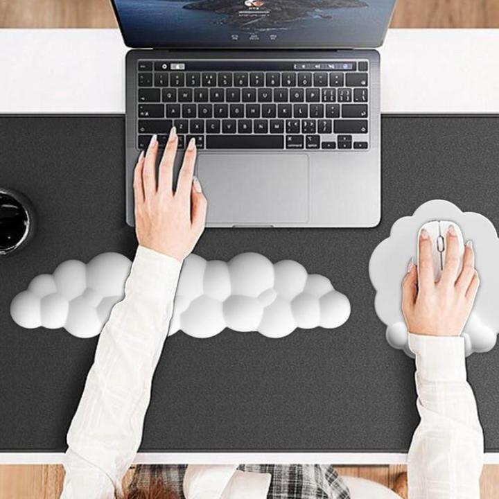 wrist-support-mousepad-cloud-shape-memory-foam-ergonomic-mousepad-nonslip-mouse-mat-computer-mouse-pad-working-supplies-for-students-gamers-and-teachers-economical