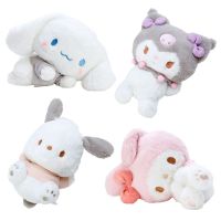 Sanrio ตุ๊กตากระเป๋านักเรียนตัวการ์ตูน Mymelody Cinnamoroll โมเดลตุ๊กตาเด็กน่ารักของขวัญวันเกิดของเด็กหญิงอะนิเมะ