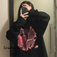 Spades Ace เสื้อฮู้ด เสื้อแขนยาวอบอุ่น หลวมและสบาย สไตล์ สไตล์ ทันสมัย คลาสสิค WWY2393FD9 41Z231010