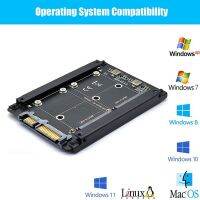 SATA3.0 to Dual MSATA Expansion Card 6Gbps Converter Board Riser Card for Windows Linux 10 OS