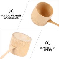 Holiday Discounts Bamboo Spoon Japanese Style Water Ladle Wooden Handle Tea Handmade Bailer Dipper