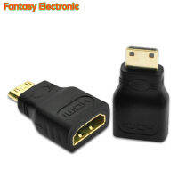 FE ตัวแปลง Mini Hdmi-Hd,อะแดปเตอร์ขนาดใหญ่เป็นขนาดเล็กตัวผู้เป็นตัวเมียใช้งานร่วมกับ Mini Hdmi